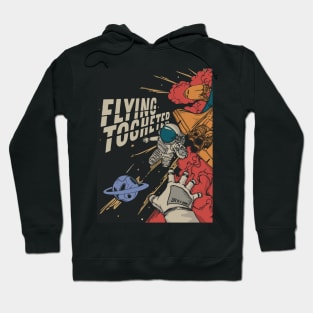 Astronaut Flying Together Hoodie